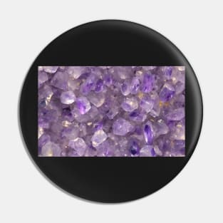 Seamless Amethyst Texture III Pin