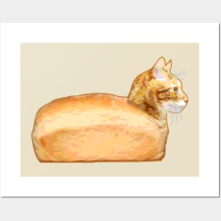 cat bread Poster for Sale by BattleGoat