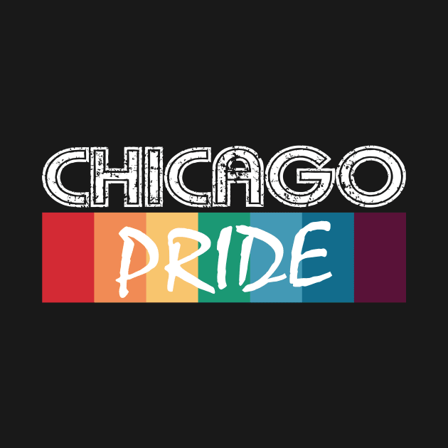 Chicago City Vintage Gay Pride by JohnRelo