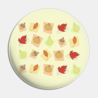 Fall Pattern Pin