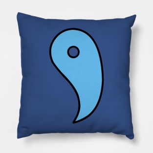 Magatama Light Blue Pillow