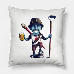 Happy Painter Pillow