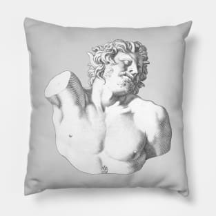 Faun with horns Pillow