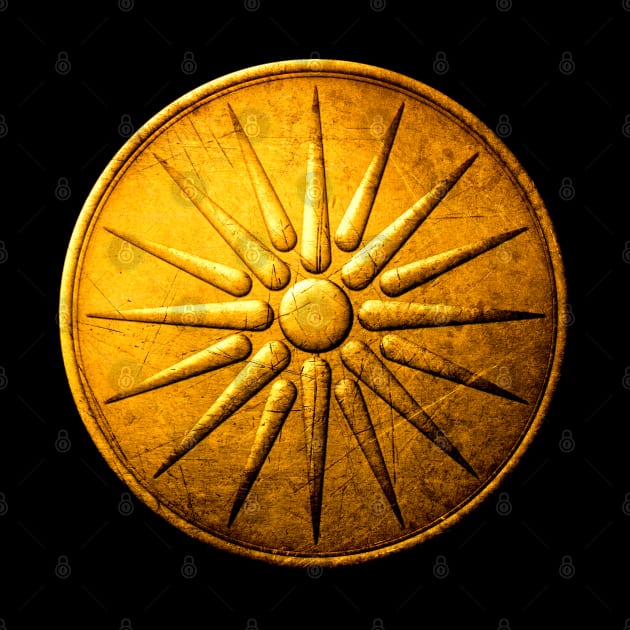 Ancient Greece Macedonian Vergina Sun by Scar