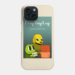 Frog Dog Log - Poster Phone Case