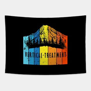 Vertical treatment vintage 2 Tapestry