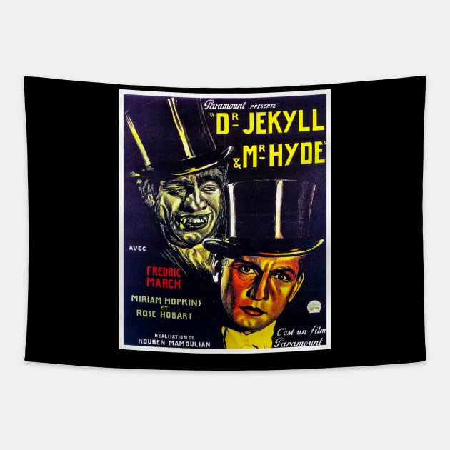 dr jekyll mr. hyde Tapestry by UNDER THE QUARTER