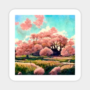 Pink Clouds Magnet