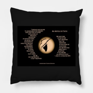 An Article of Faith Greeting Cards Pillow