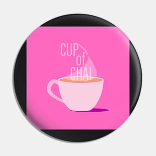 CupOfChai Pink Pin