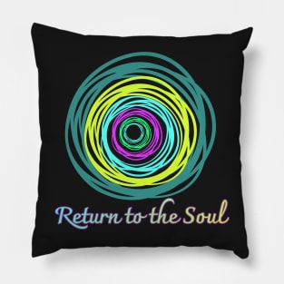 Return to the Soul,fluorescent color,arrow Pillow