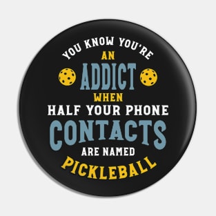 Funny Pickleball Contacts in Phone Pin