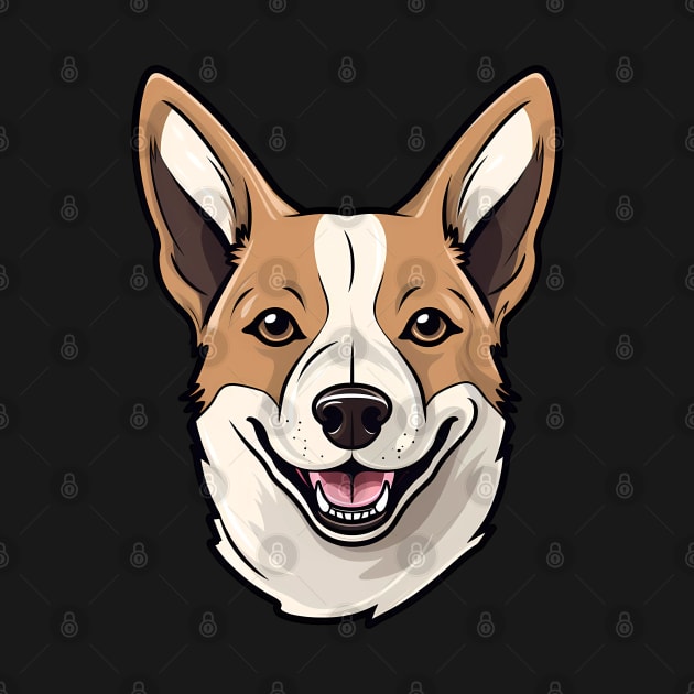 Canaan Dog Face Cute Cartoon Puppy Lover by Sports Stars ⭐⭐⭐⭐⭐