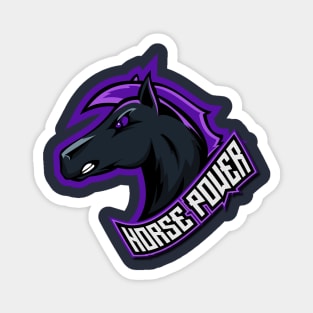 Horse Power Mascot Magnet