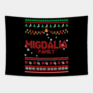 Migdalia Family Christmas, Name Xmas , Merry Christmas, Name , Birthday, Middle name Tapestry