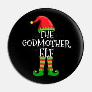 Godmother Elf Family Matching Christmas Group Funny Gift Pin