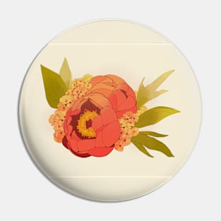 Peonies + FMN III Pin