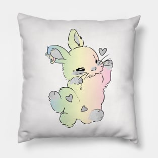 cute bunny lover Pillow