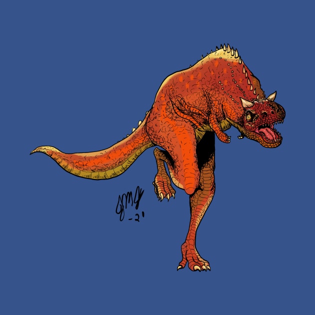 Carnotaurus by ZeekieZu28