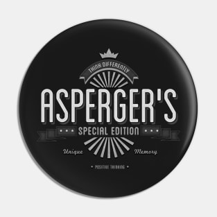 Asperger's Special Edition Pin