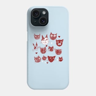 I love cats Phone Case