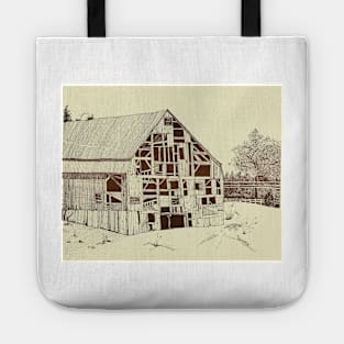 Barn Becomes Art Tote