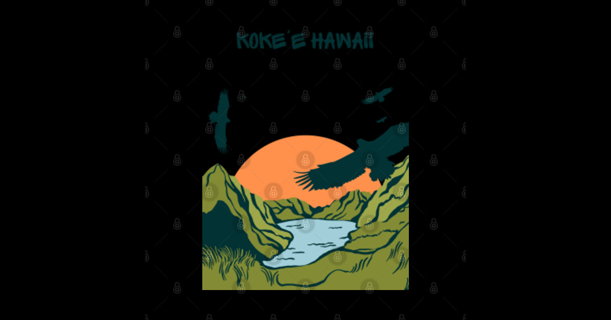 Koke'e Hawaii Kokee Hawaii Sticker TeePublic