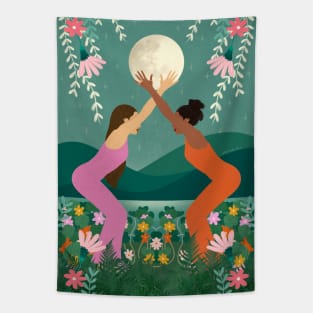 Moon Sisters Tapestry