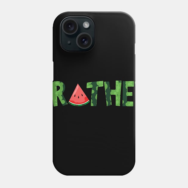 Watermelon Brother Summer Tropical Fruit Phone Case by Elliottda