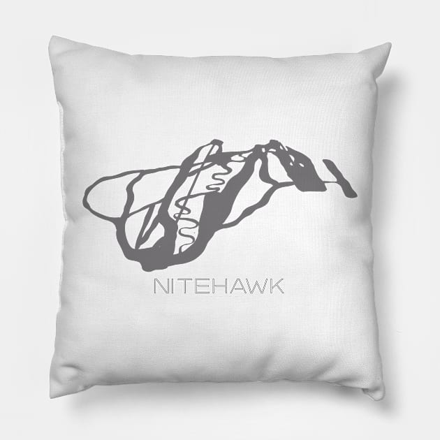 Nitehawk Resort 3D Pillow by Mapsynergy