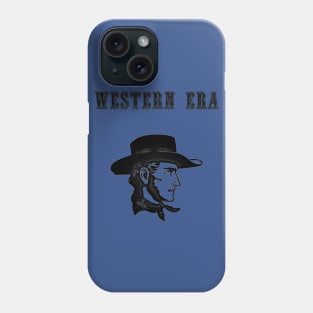 Western Era - Cowboy with Hat Phone Case