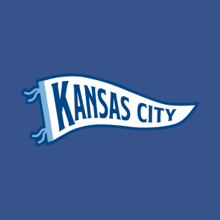 Kansas City Pennant - Royal T-Shirt