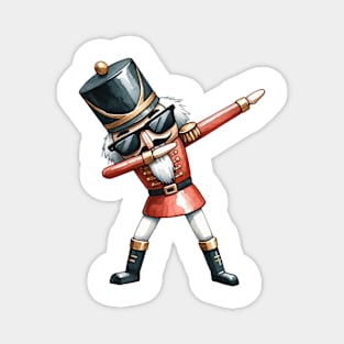 Christmas Nutcracker Dabbing Dance Magnet