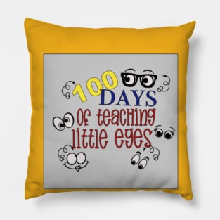 100 Days of School Pillow