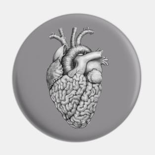 Heart/Brain Synthesis Pin