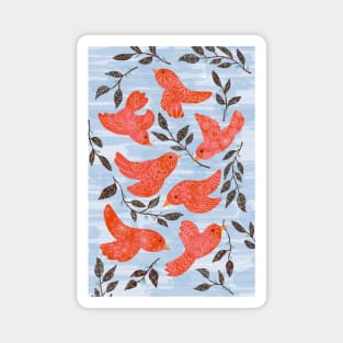 Bird Folkart Magnet