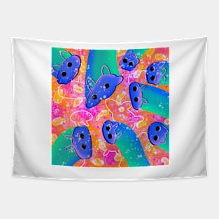 Abstract character Tapestry