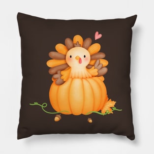 GOBBLE TURKEY TIME Pillow