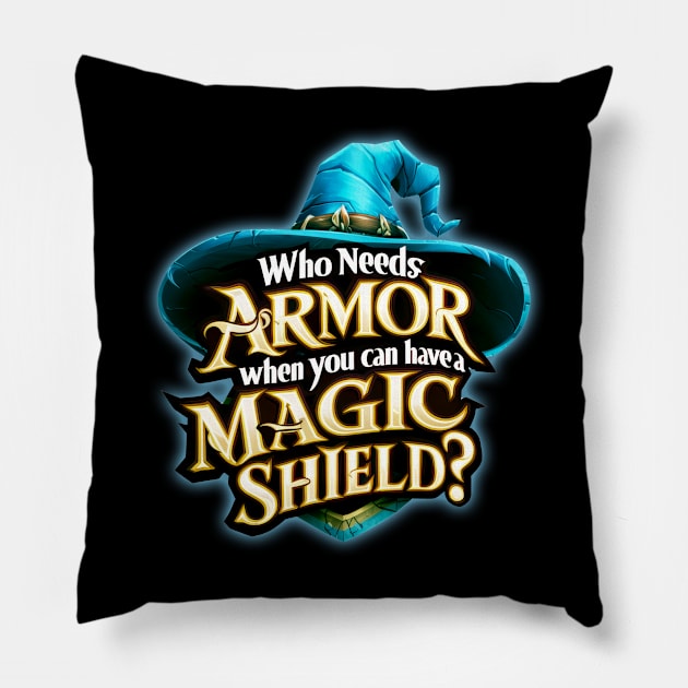 Magic gamers Pillow by Arturo Vivó