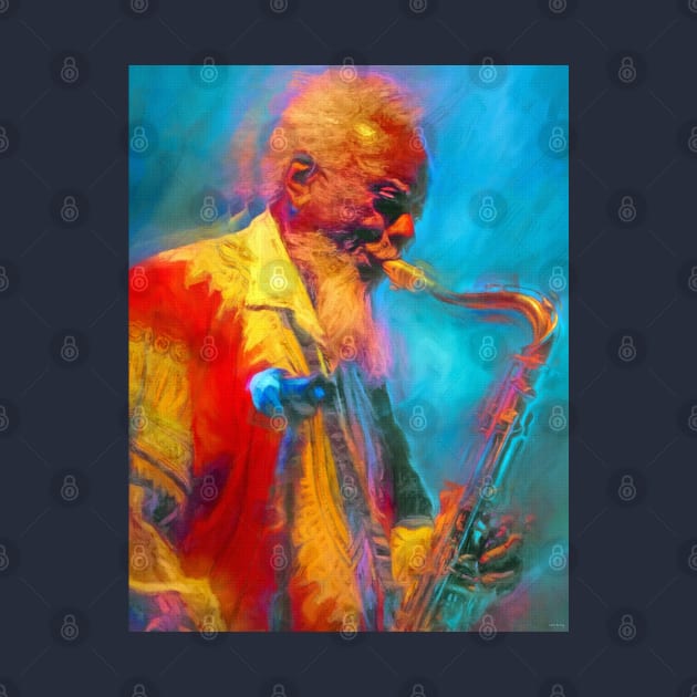 Pharoah Sanders by IconsPopArt