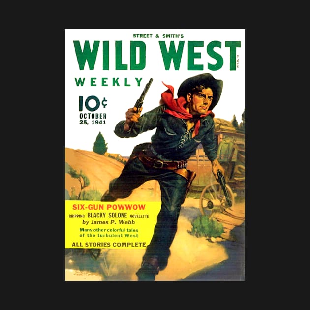 Wild West Magazine Cover October 1941 by Starbase79