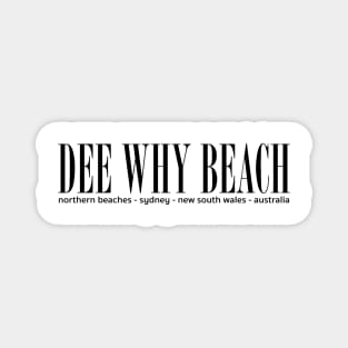 Dee Why Beach Address Magnet