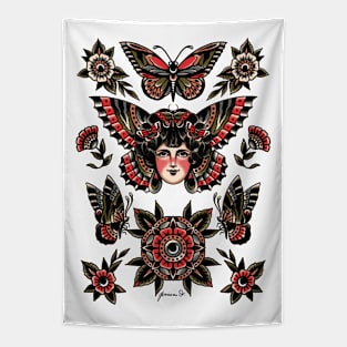 Butterflies v1 Tapestry