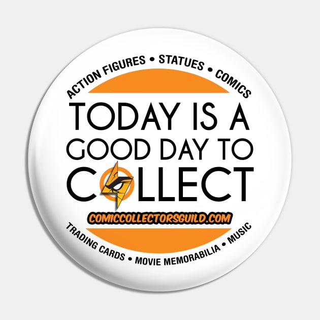 CCG Good Day Pin by Comic Collectors Guild 