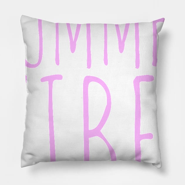 Summer vibes t-shirt Pillow by Coreoceanart