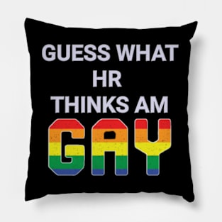 human resource overthink Pillow