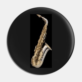 Jazz Man Saxophone Pin