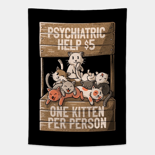 One Kitten Per Person by Tobe Fonseca Tapestry by Tobe_Fonseca