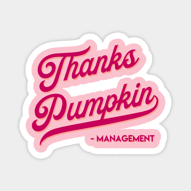 Thanks Pumpkin Magnet by Mixing with Mani