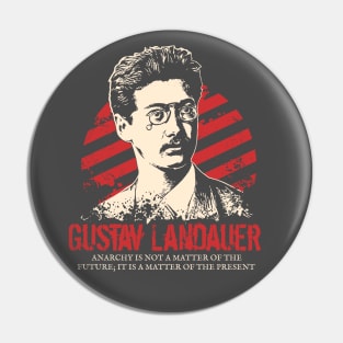 Gustav Landauer - Anarchists Pin